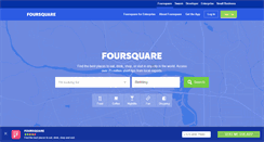Desktop Screenshot of foursquare.com