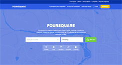 Desktop Screenshot of es.foursquare.com