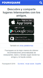 Mobile Screenshot of es.foursquare.com